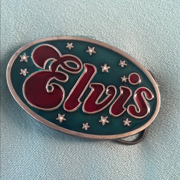 Elvis enamel belt buckle - Picture 2 of 3